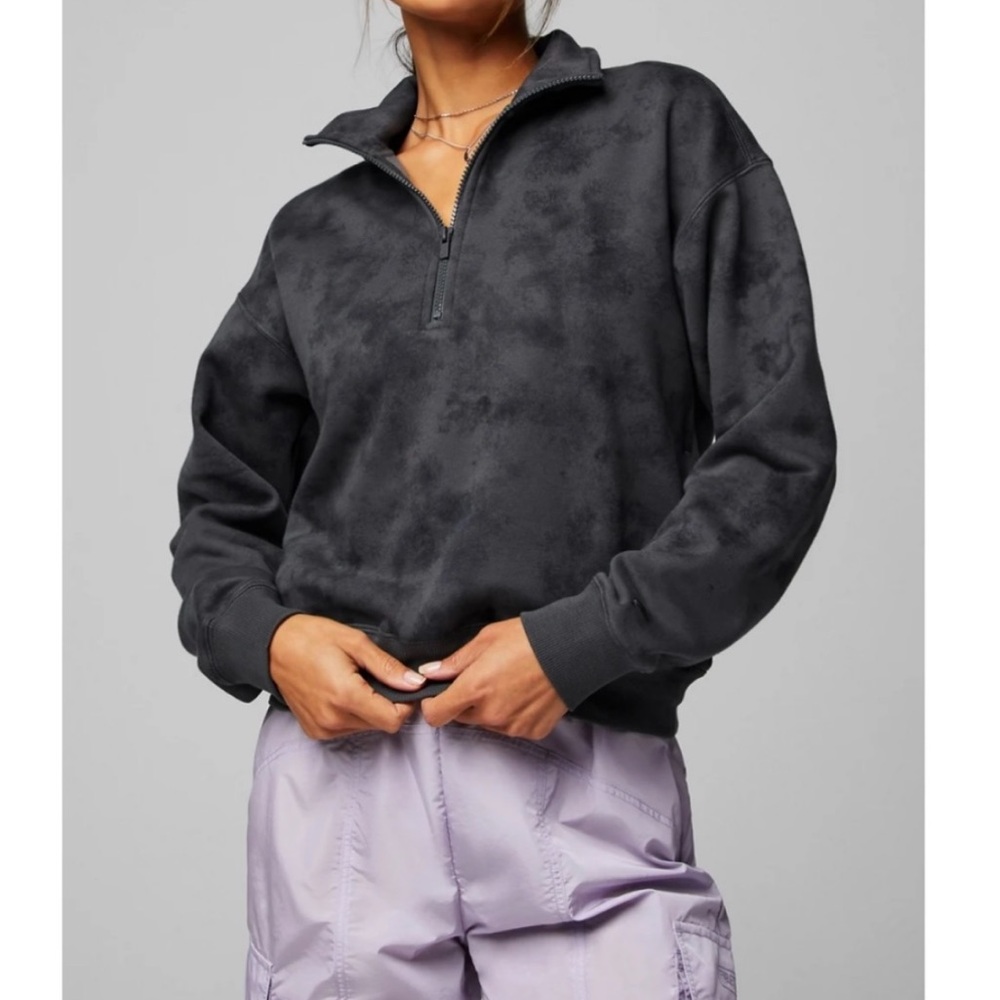 Fabletics Cozy Fleece Half Zip Sweatshirt